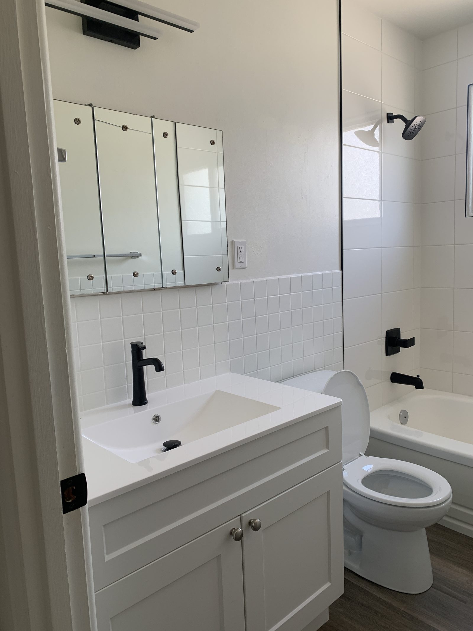 Renovated bathroom at 5th Avenue